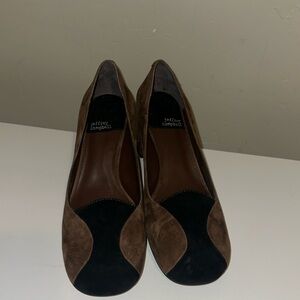 Jeffrey Campbell Brown and Black Heels